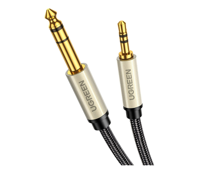 Kabel i złączka UGREEN AV127 Kabel jack 3.5 mm do TRS - 2m szary
